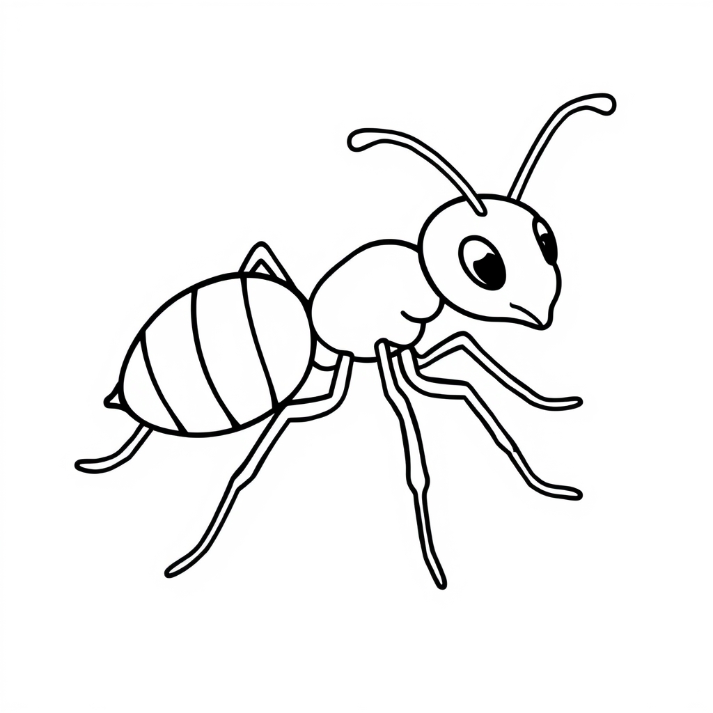 Hormiga Dibujo para colorear