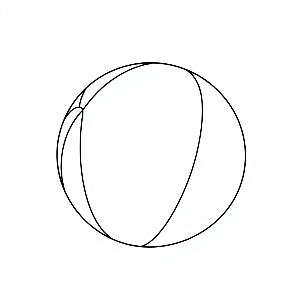 Ball Coloring Page