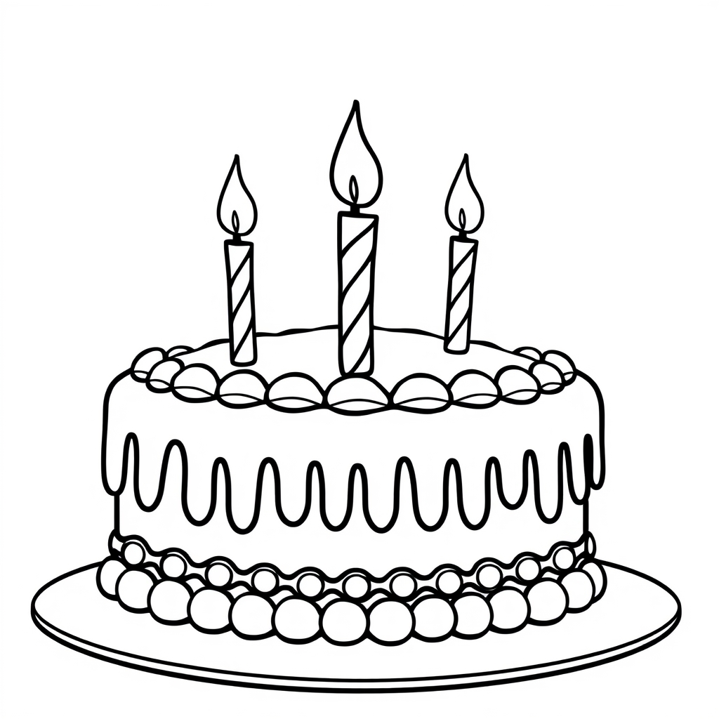 Geburtstag Ausmalbild