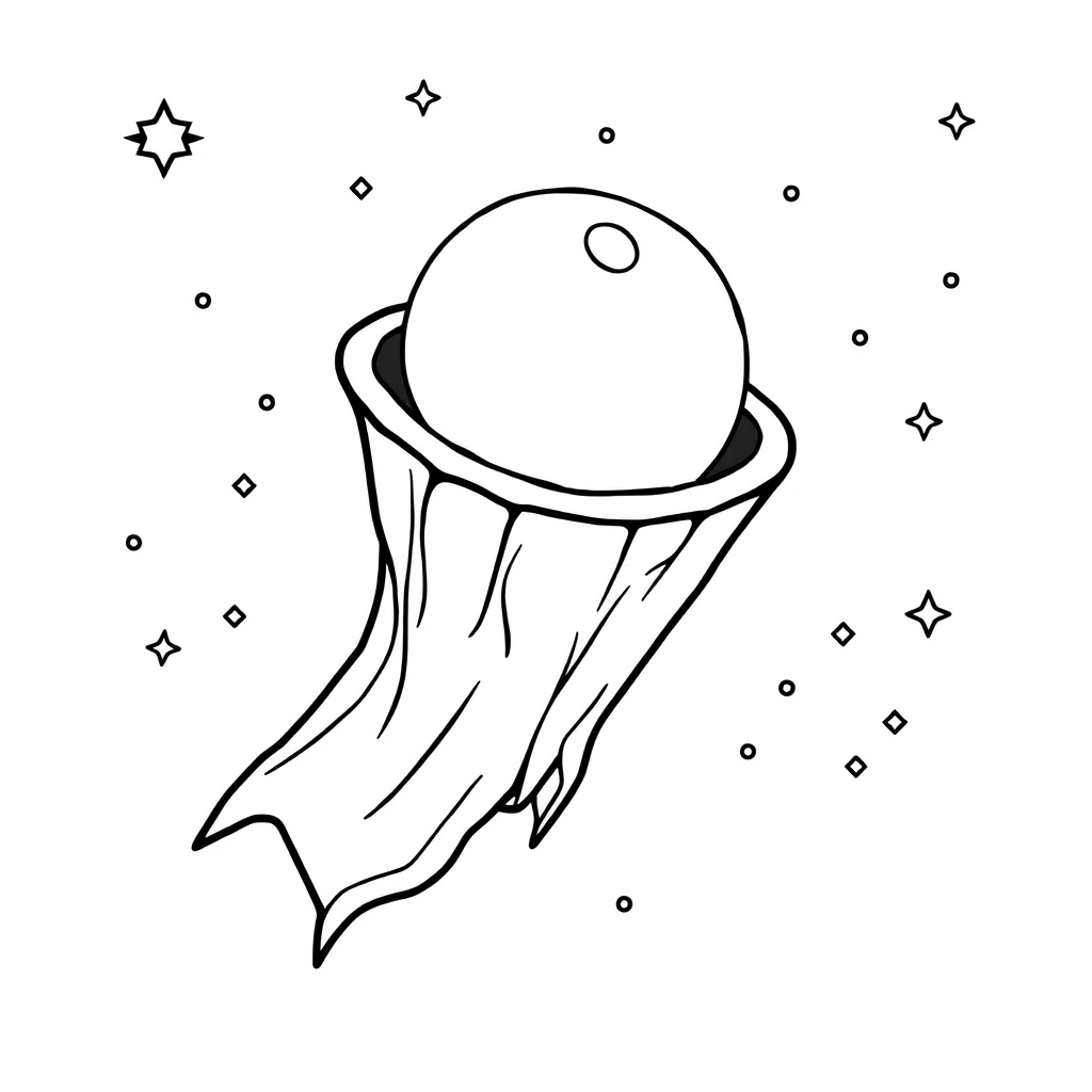 Comet Coloring Page