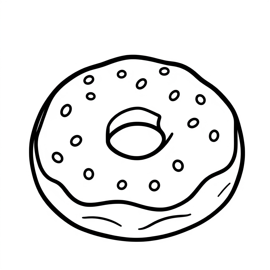 Dona Dibujo para colorear