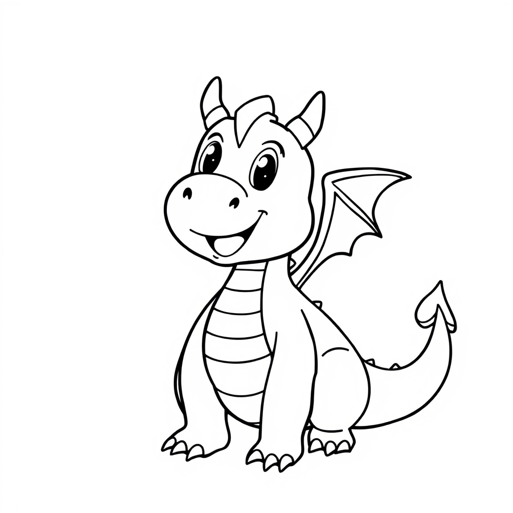 Drache Ausmalbild