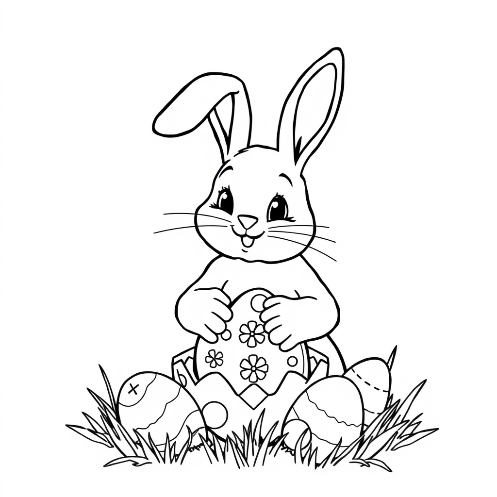 Ostern Ausmalbild