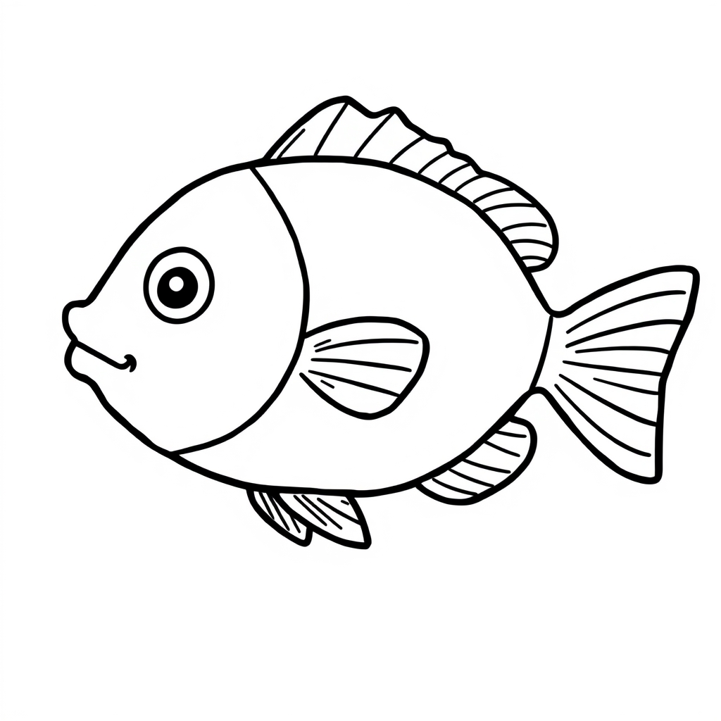 Fisch Ausmalbild