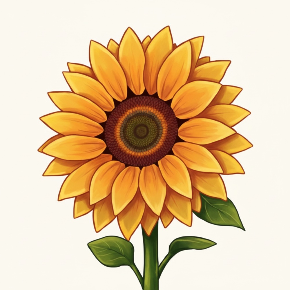 Tournesol — Gouache