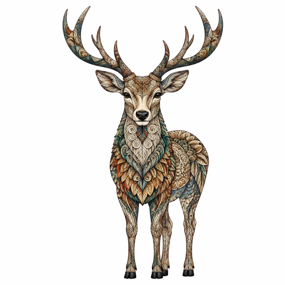 Deer — Zentangle
