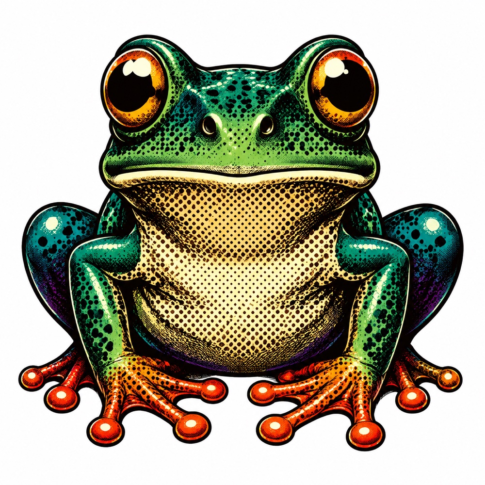 Frog — Pop Art