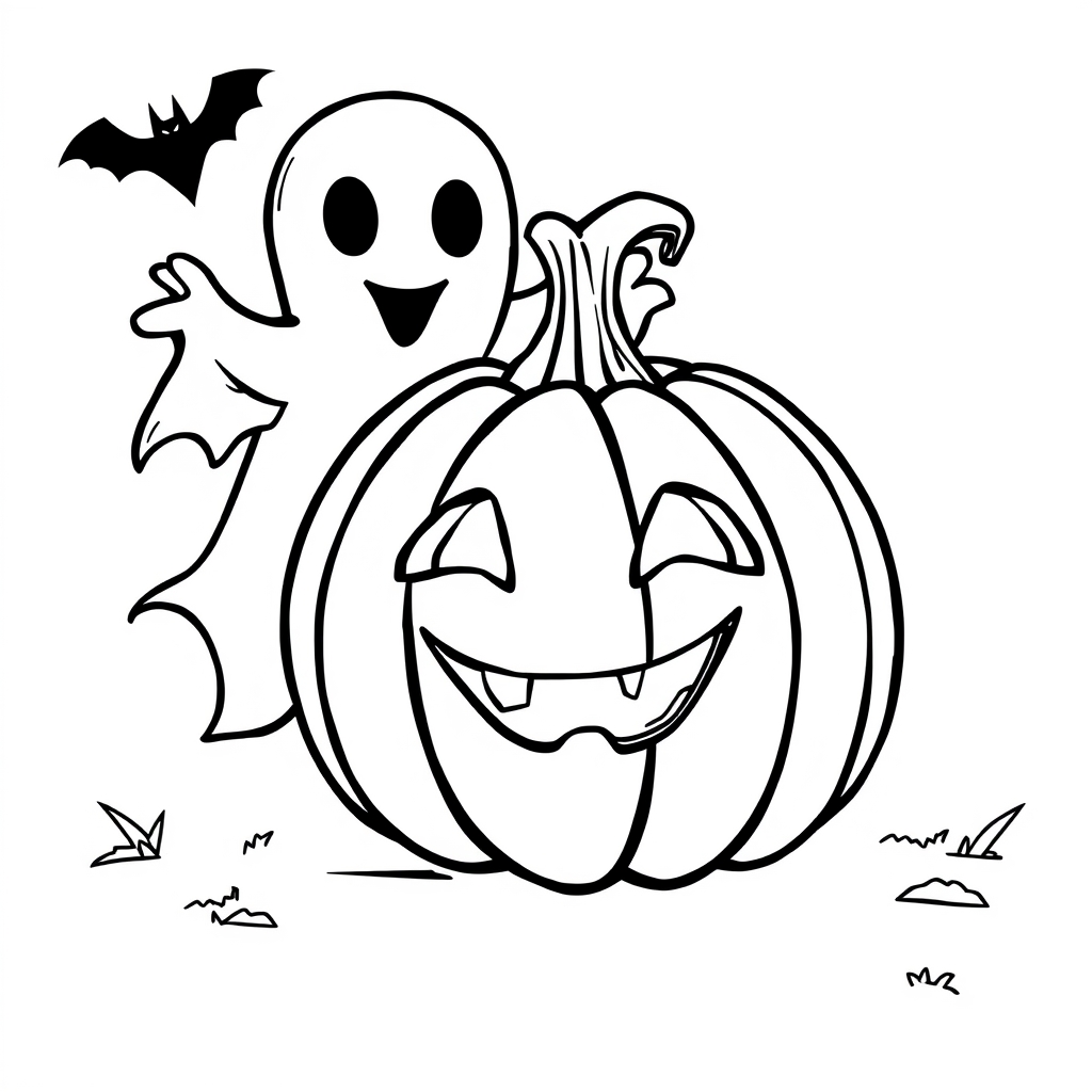 Halloween Ausmalbild