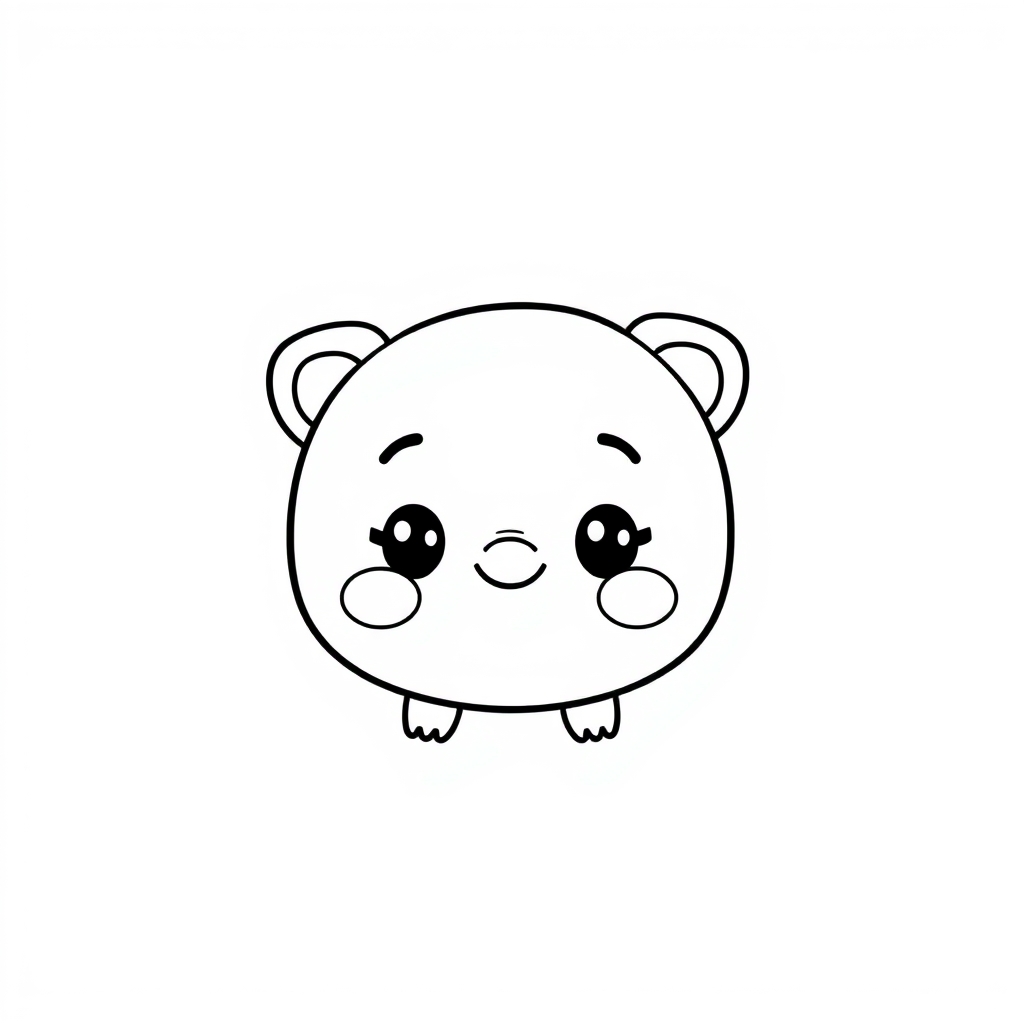 Kawaii Ausmalbild