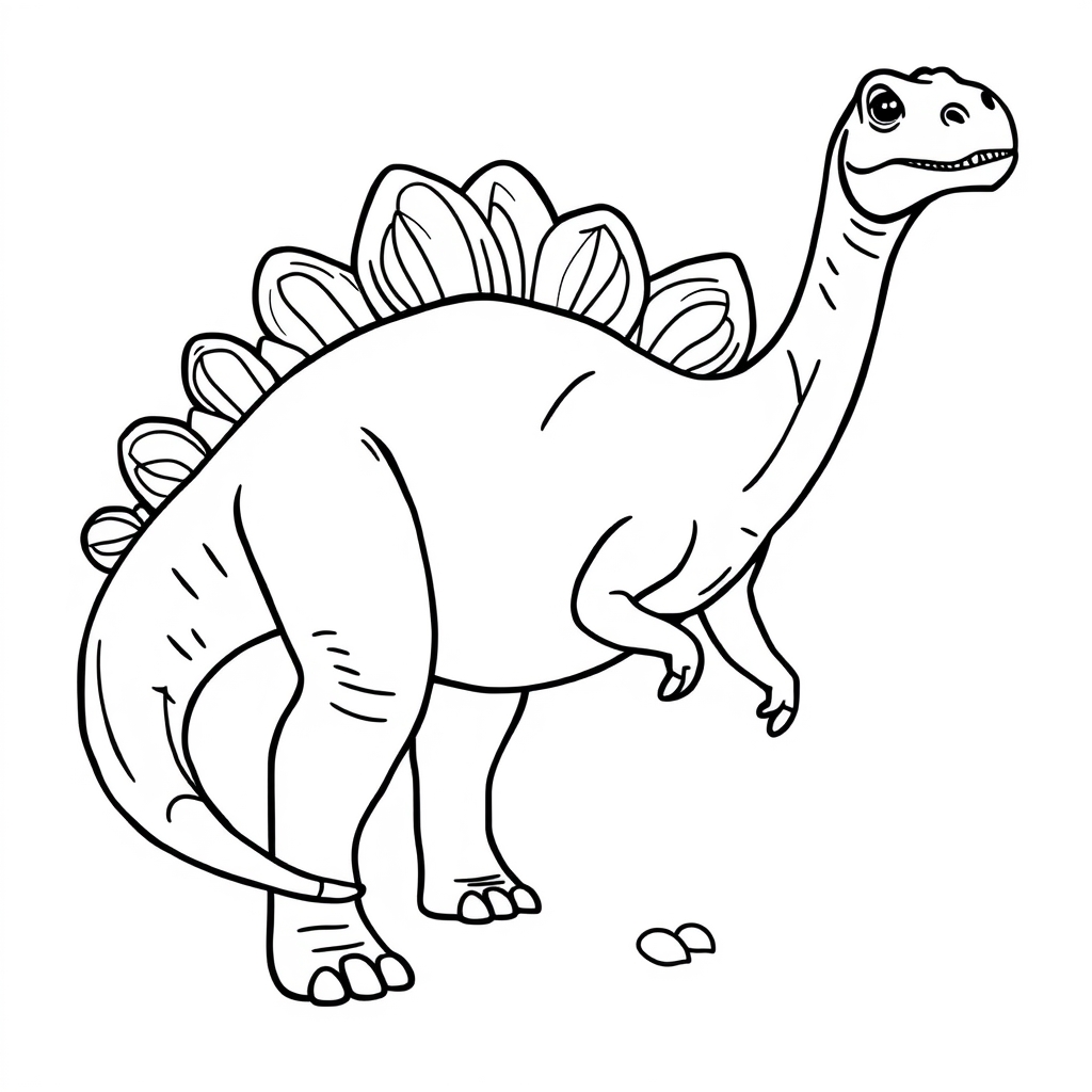 Parasaurolophus Coloring Page