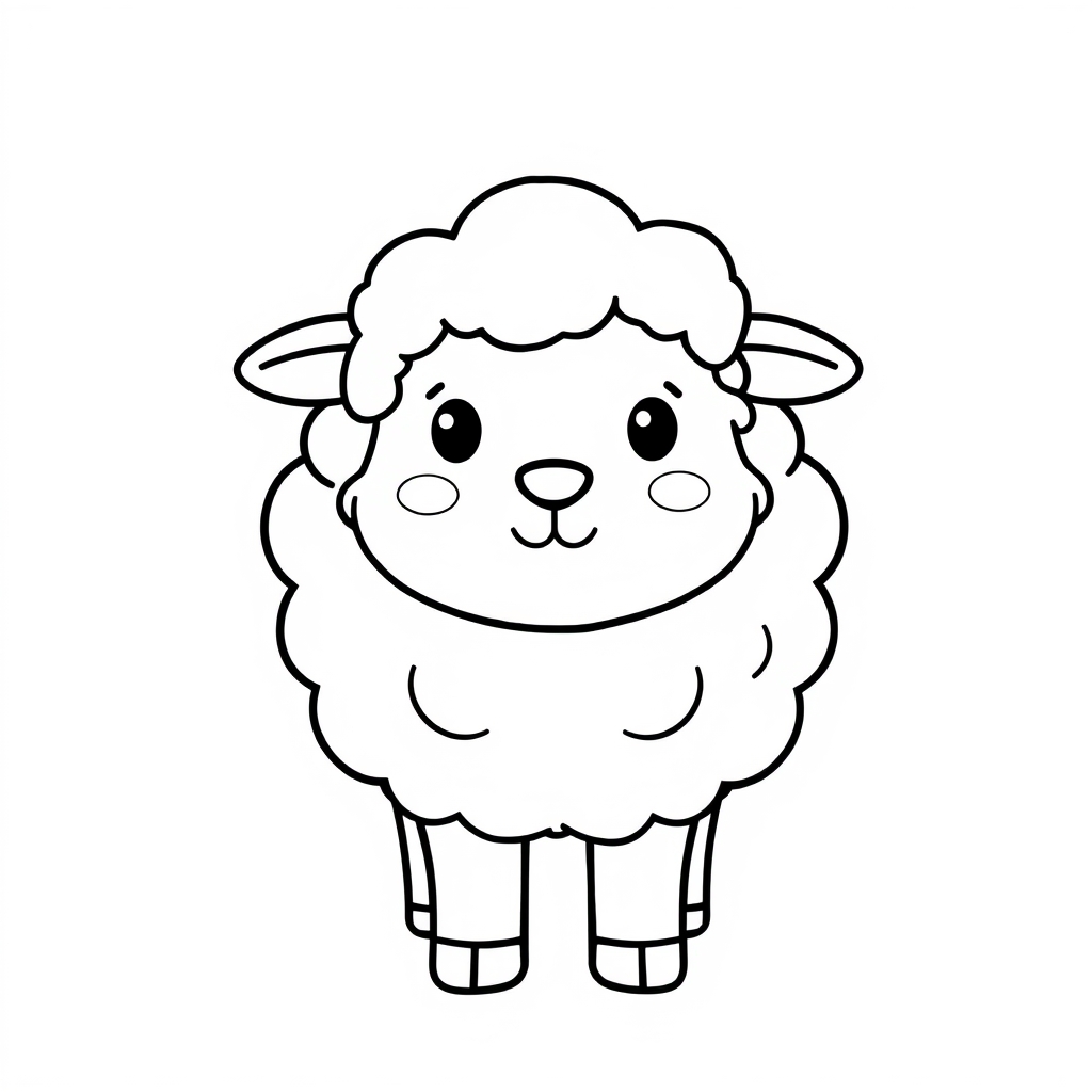 Mouton Coloriage