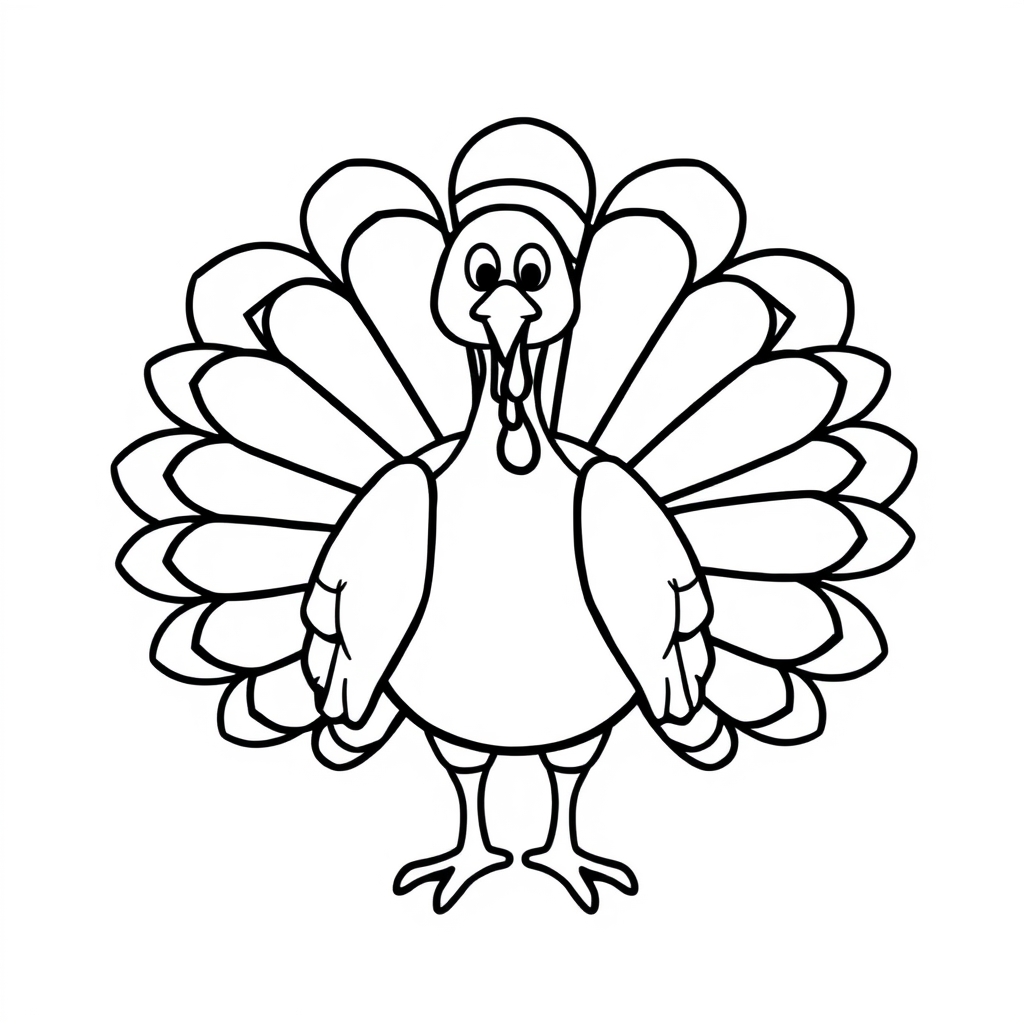 Thanksgiving Coloring Page