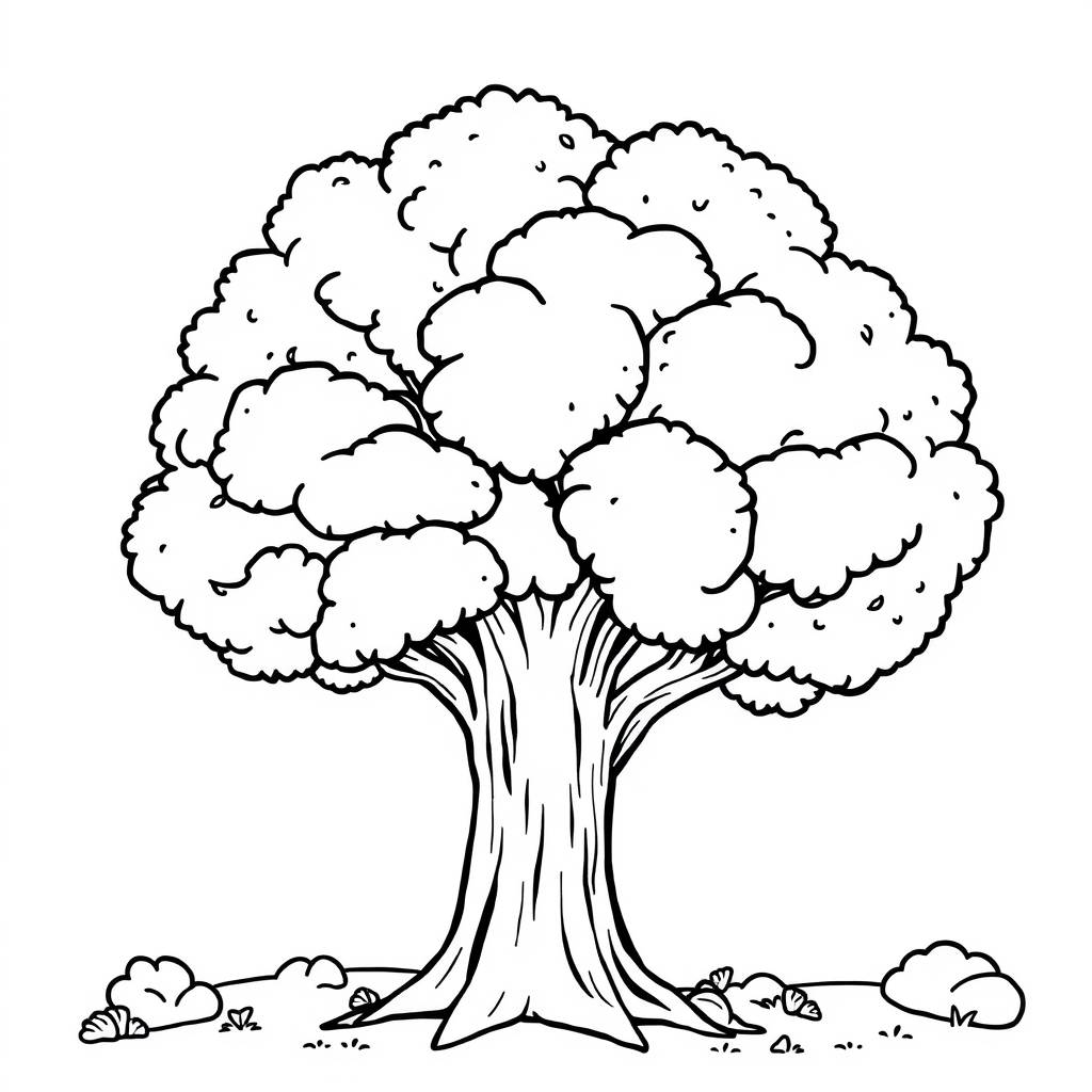 Baum Ausmalbild