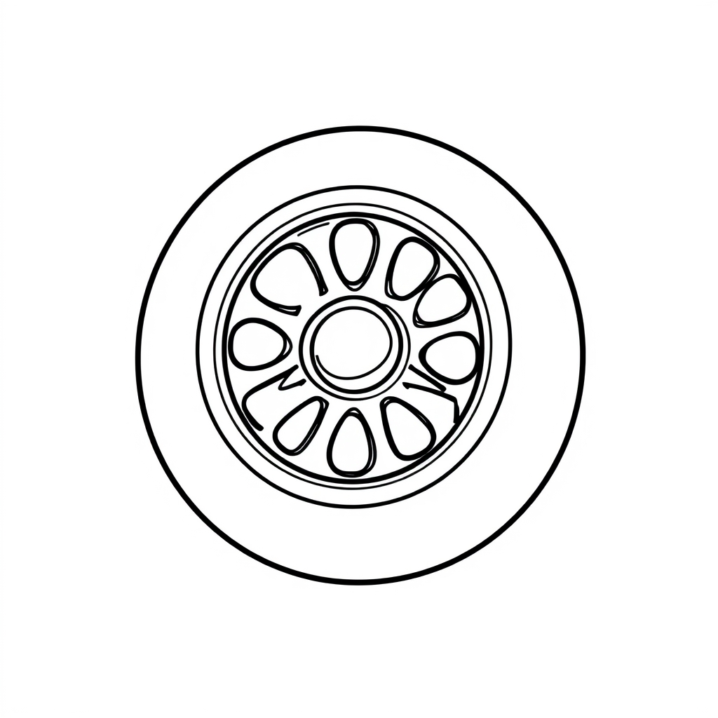 Yo-yo Coloring Page